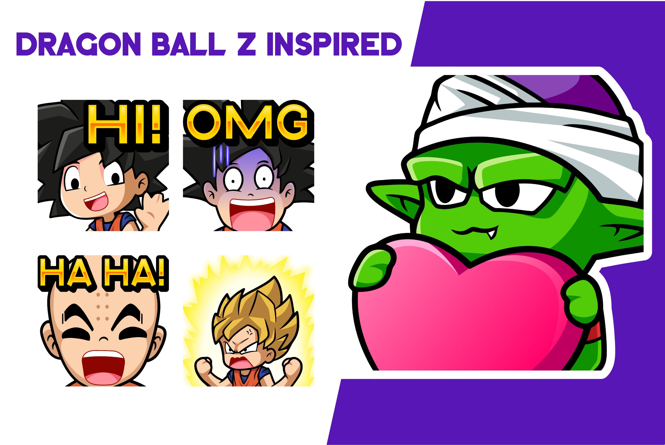 Dragon Ball Z Inspired Emote Pack Emotes Store