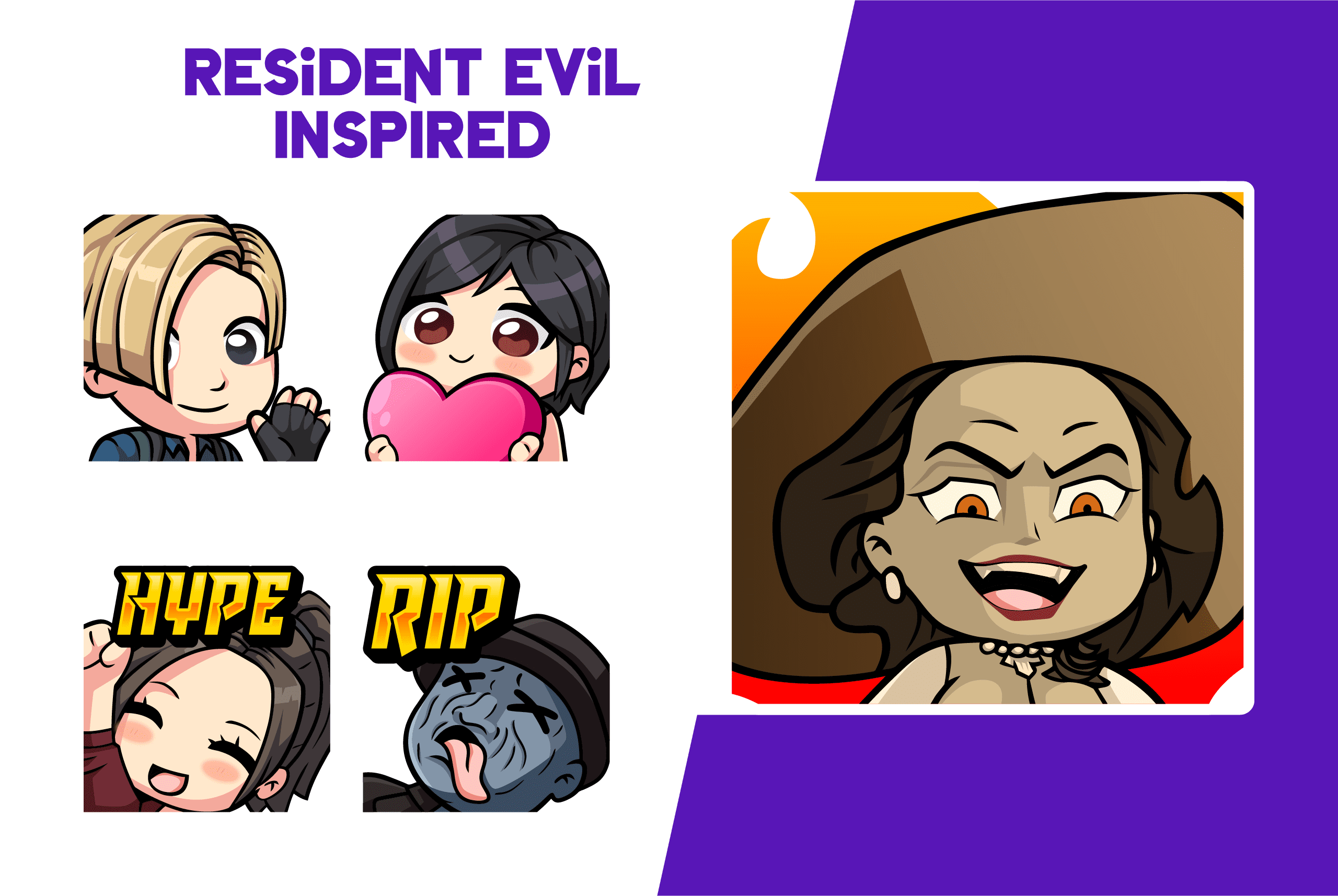 Resident Evil Inspired Emote Pack - Emotes Store