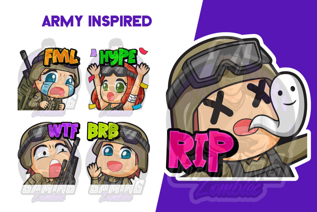 Army Inspired Emote Pack