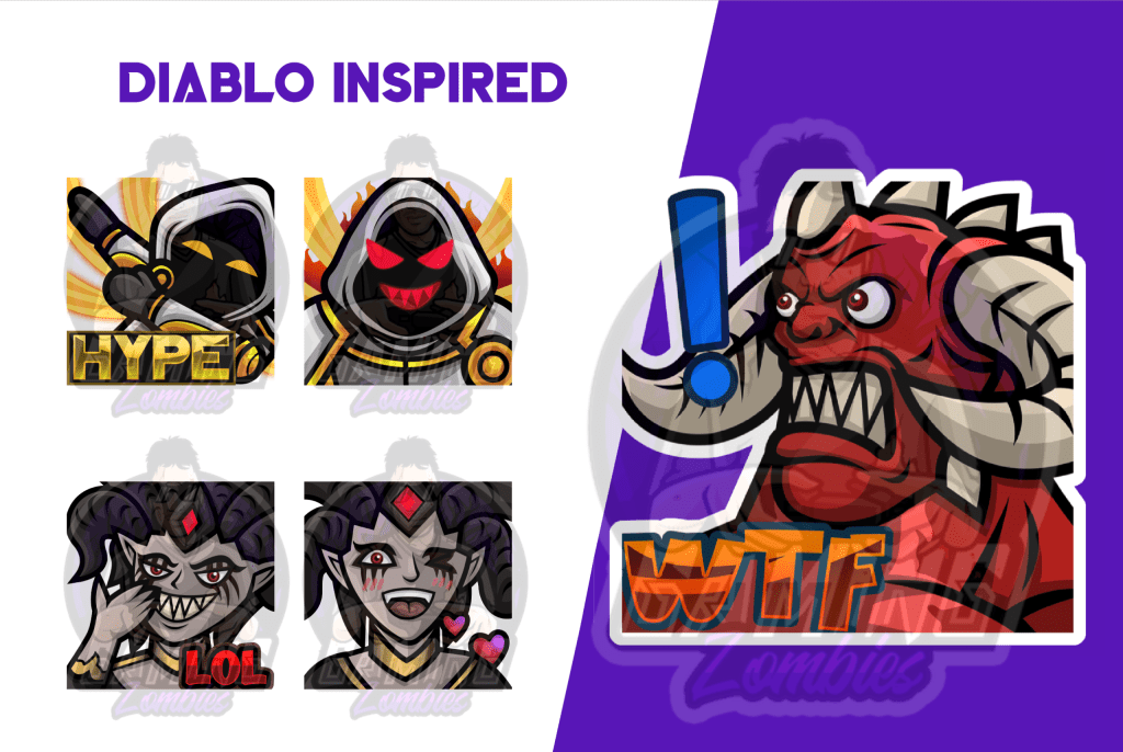 Diablo Inspired Emote Pack