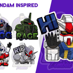 Gundam Inspired Emote Pack