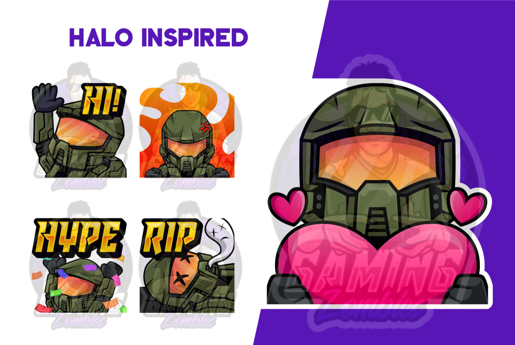 Halo Inspired Emote Pack