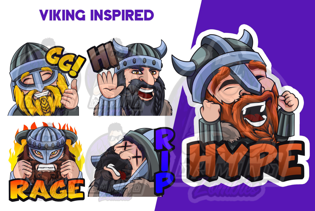 Viking Inspired Emote Pack